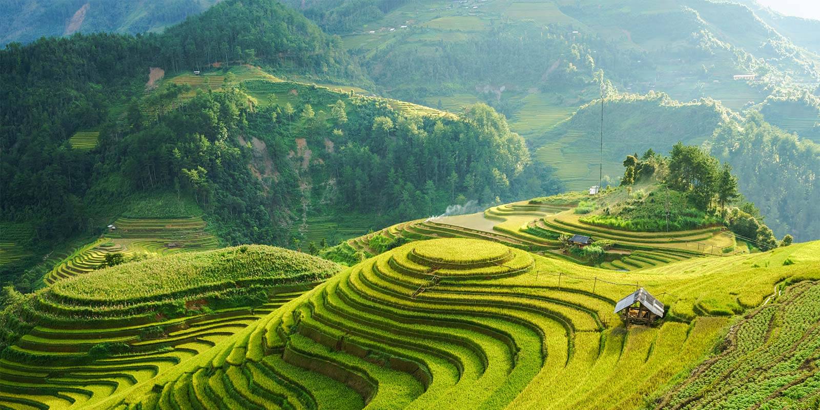 Experience authentic adventures amongst the rice terraces in the mountains of Vietnam.